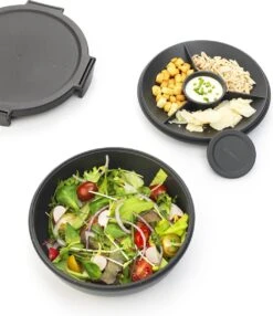 Brabantia Make & Take Salade Lunchbox - 1,3 L - Kunststof - Dark Grey -Brabantia 1038x1200 1