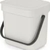 Brabantia Sort & Go Aanrecht Afvalbakje - 3 L - Light Grey -Brabantia 1044x1200