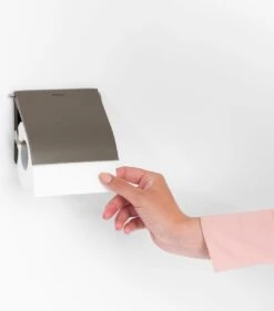 Brabantia ReNew WC Rolhouder - Met Klep - Platinum -Brabantia 1056x1200