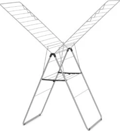 Brabantia HangOn Droogrek Inklapbaar - 25 Meter - Metallic Grey -Brabantia 1099x1200