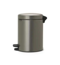 Brabantia NewIcon Prullenbak - 5 L - Platinum -Brabantia 1112x1200