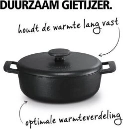 Brabantia The Dutch Braadpan - Matt Black - 28 Cm - Gietijzer -Brabantia 1143x1200