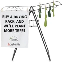 Brabantia HangOn Droogrek Inklapbaar - 15 Meter - Matt Black -Brabantia 1189x1200 2