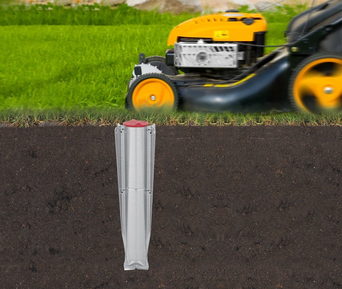 Brabantia Topspinner Droogmolen Met Grondanker - 40 M - Metallic Grey 12 Brabantia Topspinner Droogmolen Met Grondanker - 40 M - Metallic Grey - Afbeelding 10