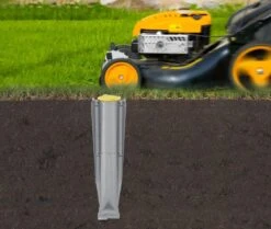 Brabantia Lift-O-Matic Advance Droogmolen Met Grondanker, Beschermhoes En Wasknijpertasje - 50 M - Metallic Grey -Brabantia 1200x1015 9