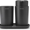 Brabantia ReNew Badkameraccessoires Set - 3-delig - Dark Grey -Brabantia 1200x1024 1