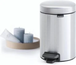 Brabantia NewIcon Prullenbak - 3 L - Matt Steel Fingerprint Proof -Brabantia 1200x1032 2