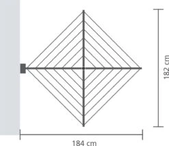 Brabantia WallFix Wanddroger - Met Beschermhoes - 24 M - Metallic Grey 36 Brabantia WallFix Wanddroger - Met Beschermhoes - 24 M - Metallic Grey -Brabantia 1200x1037 1