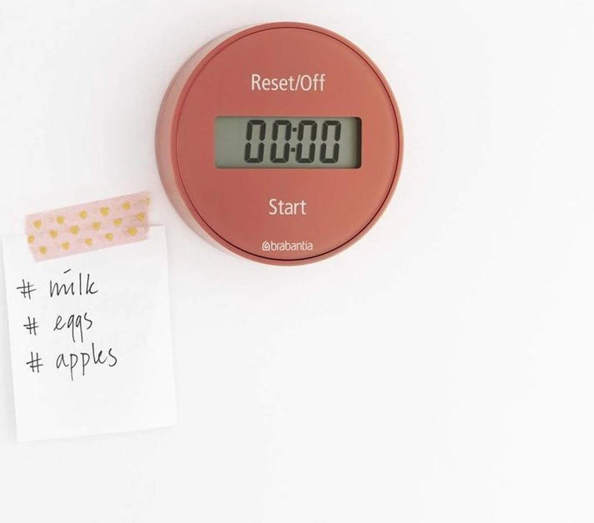 Brabantia Tasty+ Kookwekker - Met Magneet - Terracotta Pink 11 Brabantia Tasty+ Kookwekker - Met Magneet - Terracotta Pink - Afbeelding 9