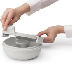 Brabantia Make & Take Salade Lunchbox - 1,3 L - Kunststof - Light Grey -Brabantia 1200x1064 17