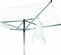 Brabantia Lift-O-Matic Droogmolen Met Grondanker - 40 M - Zilvergrijs -Brabantia 1200x1084 1