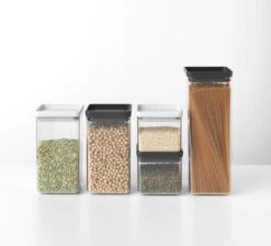 Brabantia Tasty+ Voorraadpot Stapelbaar - 2,5 L - Dark Grey -Brabantia 1200x1087 1