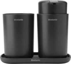 Brabantia ReNew Badkameraccessoires Set - 3-delig - Dark Grey -Brabantia 1200x1090