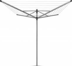 Brabantia Lift-O-Matic Droogmolen Met Grondanker En Beschermhoes - 50 M - Metallic Grey 21 Brabantia Lift-O-Matic Droogmolen Met Grondanker En Beschermhoes - 50 M - Metallic Grey -Brabantia 1200x1096 3