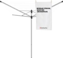 Brabantia Lift-O-Matic Droogmolen - Met Metalen Grondanker, Beschermhoes, Wasknijpertasje En Wasknijpers - 40 M - Metallic Grey 18 Brabantia Lift-O-Matic Droogmolen - Met Metalen Grondanker, Beschermhoes, Wasknijpertasje En Wasknijpers - 40 M - Metallic Grey -Brabantia 1200x1113 1