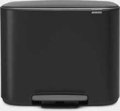 Brabantia Bo Prullenbak - 3 X 11 L - Matt Black -Brabantia 1200x1113
