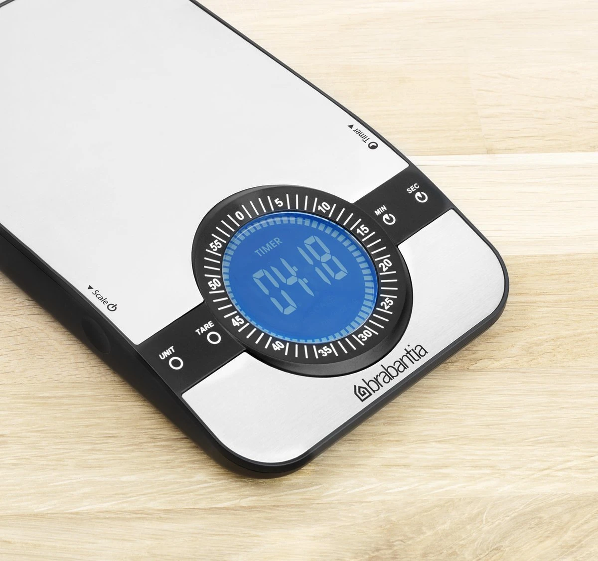 Brabantia Profile Keukenweegschaal - Rechthoekig - Met Kookwekker - RVS 19 Brabantia Profile Keukenweegschaal - Rechthoekig - Met Kookwekker - RVS - Afbeelding 17