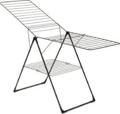 Brabantia Droogrek Inklapbaar T Model - Met Wasknijpertasje - 20 M - Matt Black -Brabantia 1200x1137 4