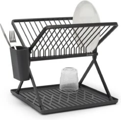 Brabantia SinkSide Afdruiprek - Inklapbaar - Compact - Dark Grey -Brabantia 1200x1191