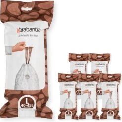 Brabantia PerfectFit Vuilniszakken - 40 - 45 L - Code L - 6 Rollen X 20 Stuks