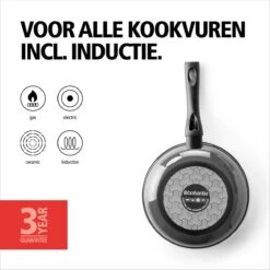 BRABANTIA LIVING Koekenpan - Ø 20 Cm - Antiaanbak - Inductie - Zwart 9 BRABANTIA LIVING Koekenpan - Ø 20 Cm - Antiaanbak - Inductie - Zwart -Brabantia 1200x1200 120
