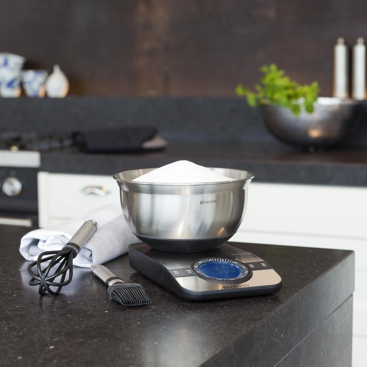 Brabantia Profile Keukenweegschaal - Rechthoekig - Met Kookwekker - RVS 11 Brabantia Profile Keukenweegschaal - Rechthoekig - Met Kookwekker - RVS - Afbeelding 9