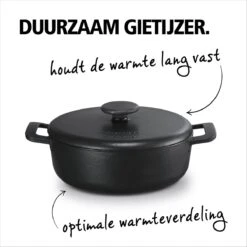 Brabantia The Dutch Braadpan - Matt Black - 28 Cm - Gietijzer -Brabantia 1200x1200 148