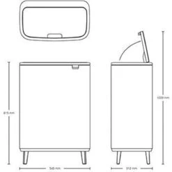 Brabantia - Bo Touch Bin Hi 60 L Matt Black -Brabantia 1200x1200 220