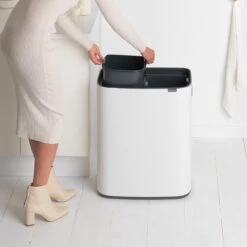 Brabantia Bo Touch Bin Prullenbak - 2 X 30 L - White -Brabantia 1200x1200 273