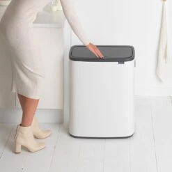 Brabantia Bo Touch Bin Prullenbak - 2 X 30 L - White -Brabantia 1200x1200 274