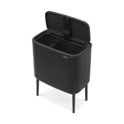 Brabantia Bo Touch Bin 11+23 Liter - Mat Zwart - -Brabantia 1200x1200 287