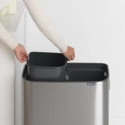 Brabantia Bo Touch Bin Prullenbak - 2 X 30 L - Matt Steel Fingerprint Proof -Brabantia 1200x1200 296