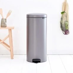 Brabantia NewIcon Prullenbak - 30 L - Platinum -Brabantia 1200x1200 317