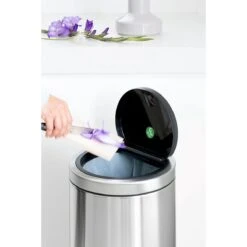Brabantia Touch Bin Flat Top - 30 Liter - Matt Steel -Brabantia 1200x1200 324