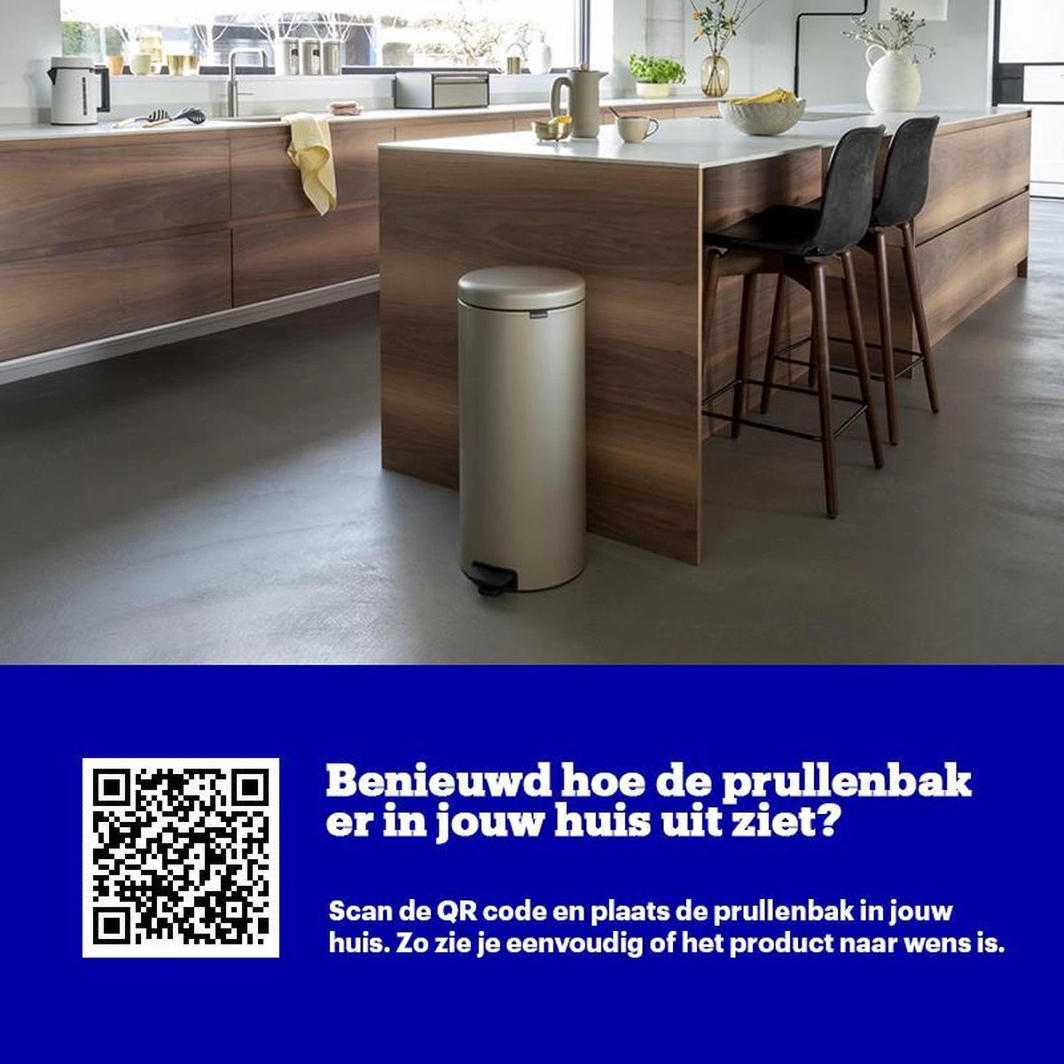 Brabantia NewIcon Prullenbak - 30 L - Metallic Gold 15 Brabantia NewIcon Prullenbak - 30 L - Metallic Gold - Afbeelding 13