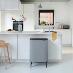 Brabantia - Bo Touch Bin Hi 2 X 30 L Mineral C Grey -Brabantia 1200x1200 348