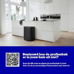 Brabantia Bo Prullenbak - 60 L - Matt Black -Brabantia 1200x1200 354