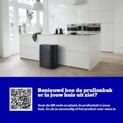 Brabantia Bo Touch Bin Prullenbak - 2 X 30 L - Matt Black 37 Brabantia Bo Touch Bin Prullenbak - 2 X 30 L - Matt Black -Brabantia 1200x1200 378