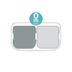 Brabantia Bo Prullenbak - 2 X 30 L - Matt Black -Brabantia 1200x1200 383