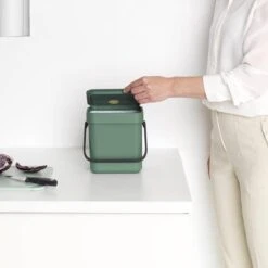 Brabantia Sort & Go Aanrecht Afvalbakje - 3 L - Fir Green 29 Brabantia Sort & Go Aanrecht Afvalbakje - 3 L - Fir Green -Brabantia 1200x1200 392