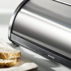 Brabantia Broodtrommel - Met Schuifdeksel - Matt Steel Fingerprint Proof -Brabantia 1200x1200 425