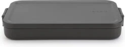 Brabantia Make & Take Lunchbox - Plat - Kunststof - Dark Grey