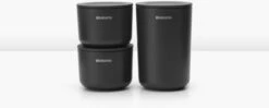 Brabantia ReNew Opbergpotjes - 3-delig - Dark Grey -Brabantia 1200x482