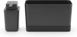 Brabantia SinkSide Aanrecht Organizer - Set 2-delig - Dark Grey 23 Brabantia SinkSide Aanrecht Organizer - Set 2-delig - Dark Grey -Brabantia 1200x577
