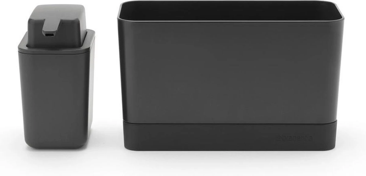 Brabantia SinkSide Aanrecht Organizer - Set 2-delig - Dark Grey 13 Brabantia SinkSide Aanrecht Organizer - Set 2-delig - Dark Grey - Afbeelding 11