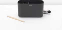 Brabantia ReNew Tandenborstelhouder - 11 X 19,6 X 9,9 Cm - Dark Grey -Brabantia 1200x590