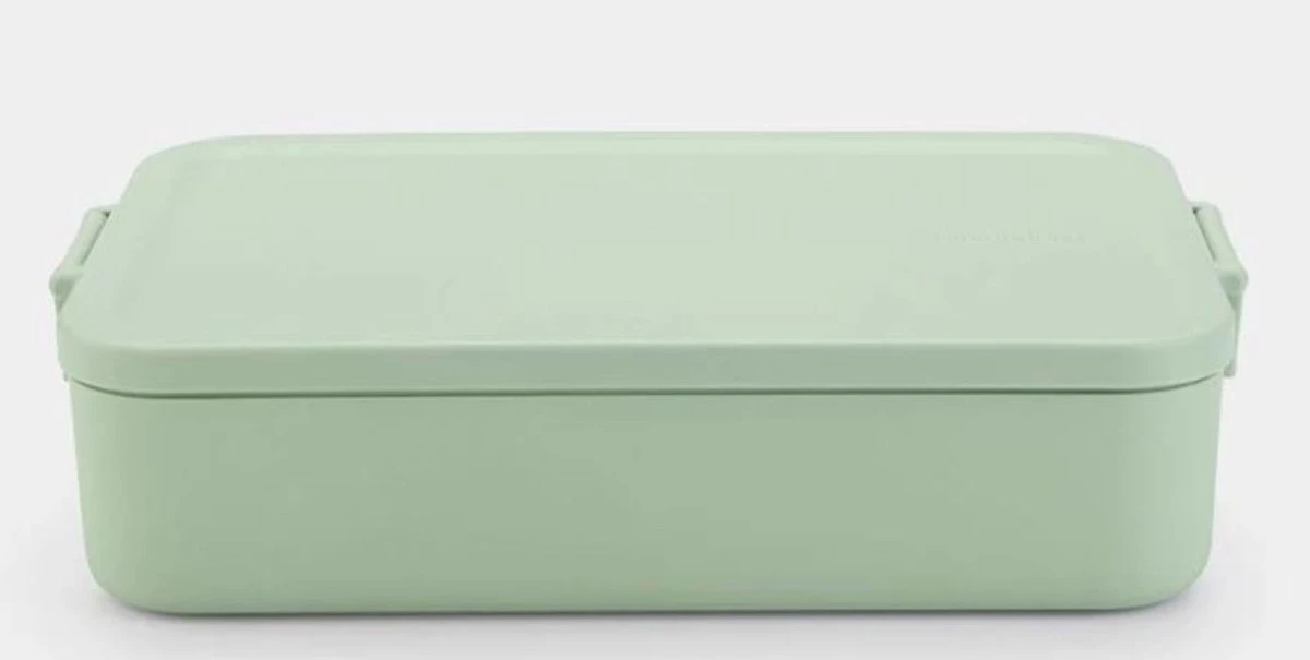 Brabantia Make & Take Bento Lunchbox Incl Bentobox- Large - Kunststof - Jade Green 19 Brabantia Make & Take Bento Lunchbox Incl Bentobox- Large - Kunststof - Jade Green - Afbeelding 17