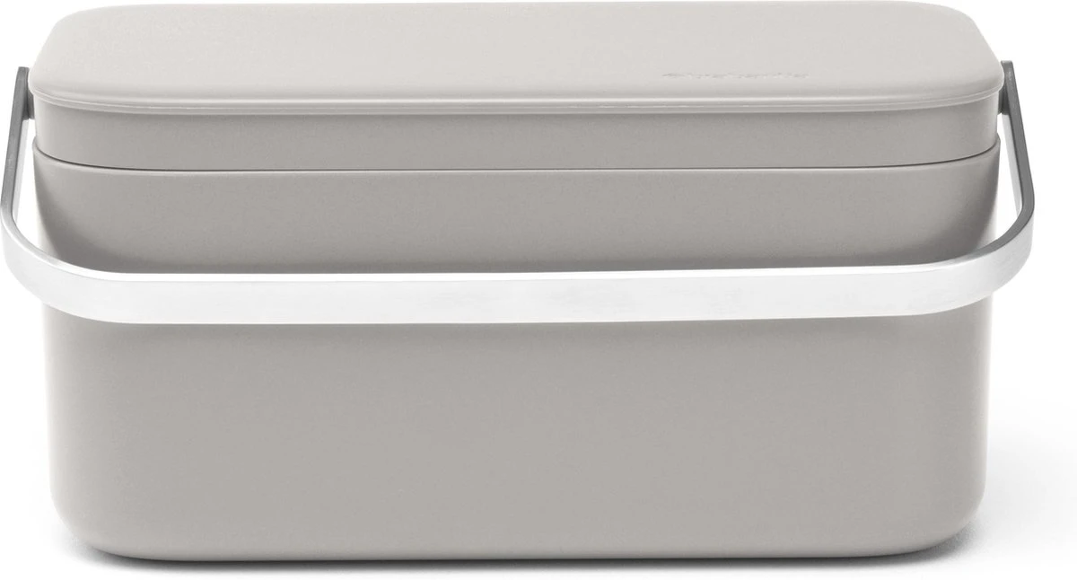 Brabantia SinkSide Afvalbakje Aanrecht - 1,8 Liter - Mid Grey 3 Brabantia SinkSide Afvalbakje Aanrecht - 1,8 Liter - Mid Grey