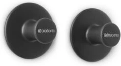 Brabantia ReNew Handdoekhaakjes - 2 Stuks - Dark Grey -Brabantia 1200x655