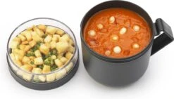 Brabantia Make & Take Soepbeker - 0,6 L - Kunststof - Dark Grey -Brabantia 1200x687 2